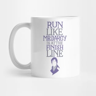 Run Like Mr. Darcy is at the Finish Mug